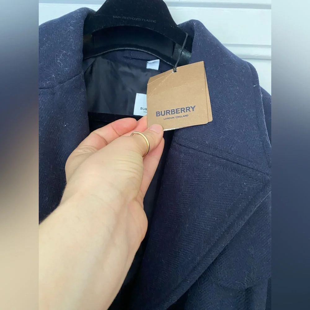Last-time ✨ Burberry London Navy coat - Picture 3 of 8